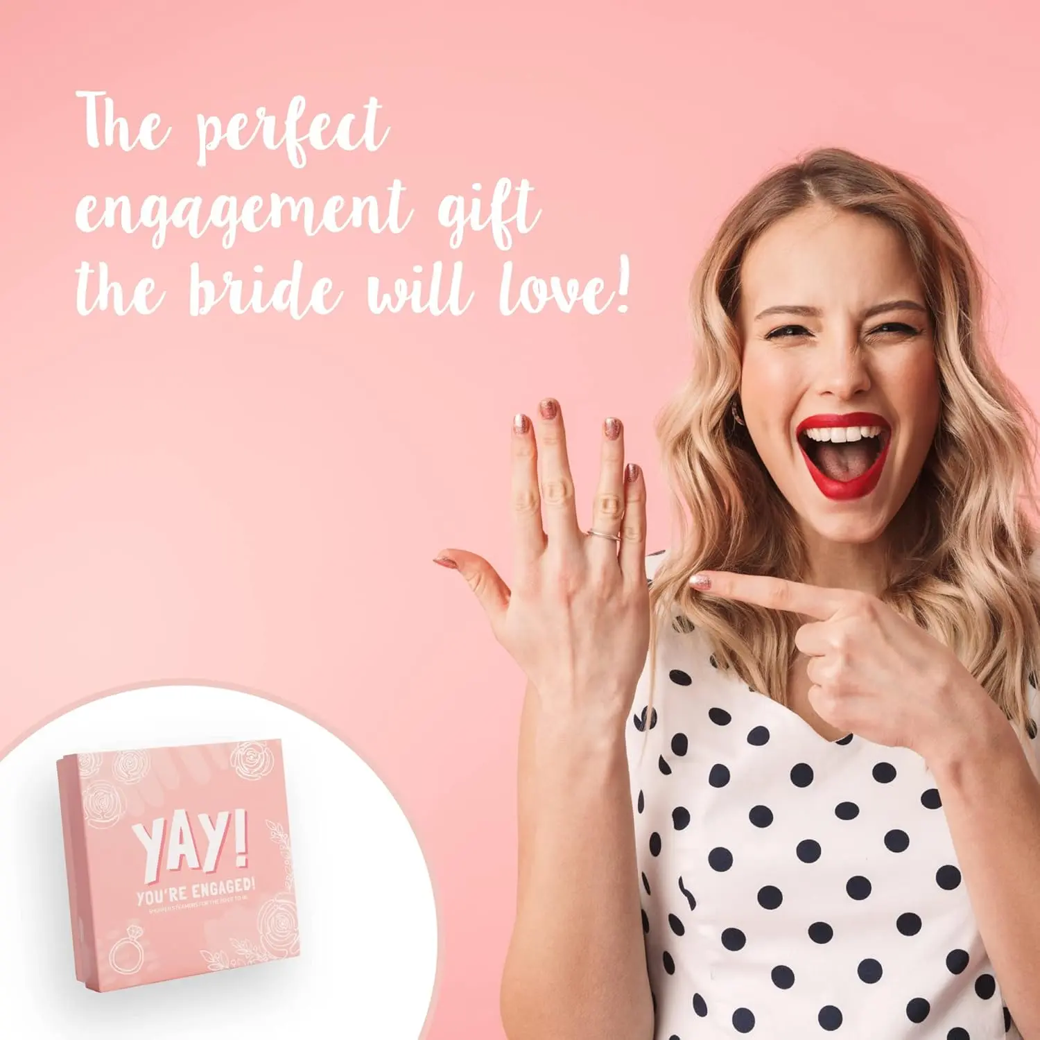 Aromatherapy shower steamers engagement gift set for women, including eucalyptus, orange blossom, lavender chamomile, rose, and cherry blossom scents, perfect for a relaxing at-home spa experience.