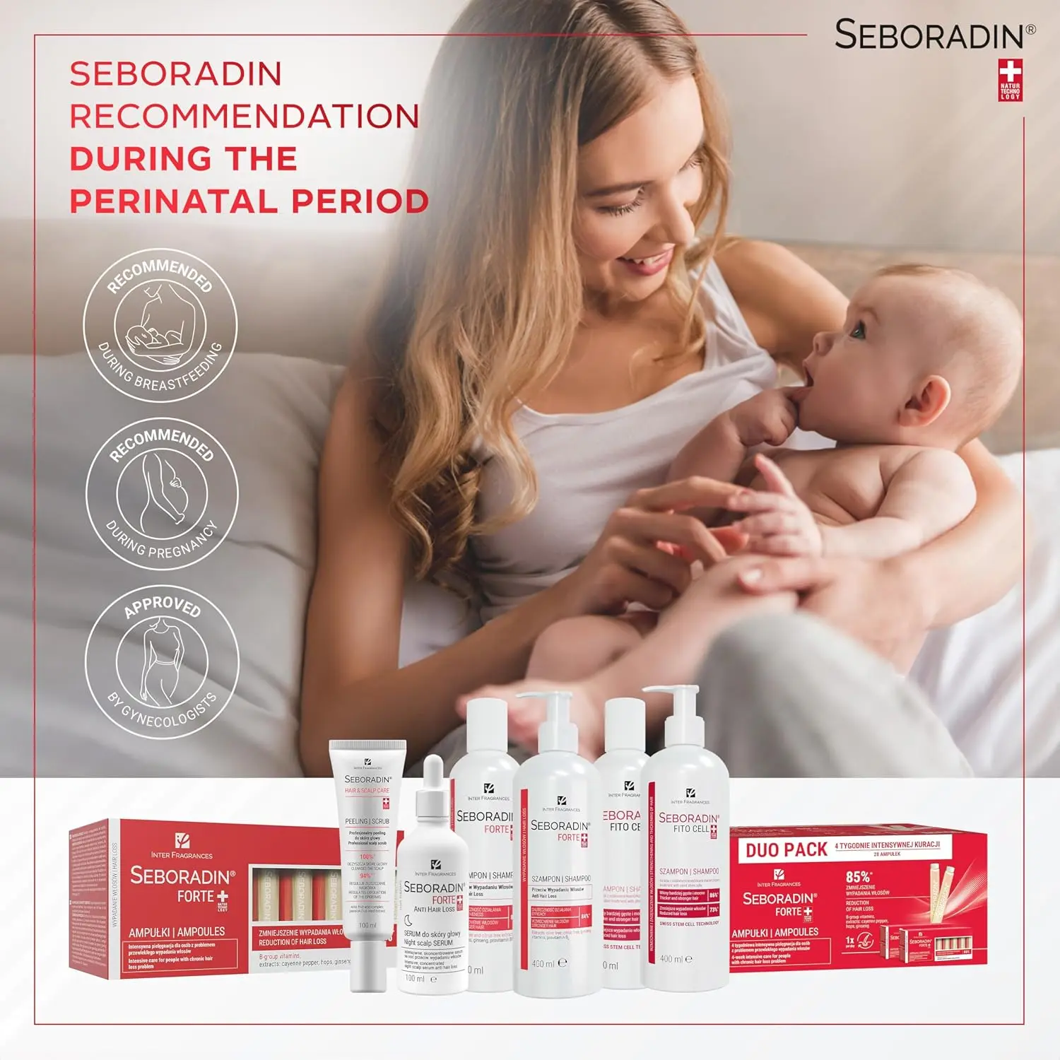 Seboradin enzyme scalp scrub with fruit acids gently exfoliates, cleanses, and refreshes the scalp, promoting healthy hair growth.