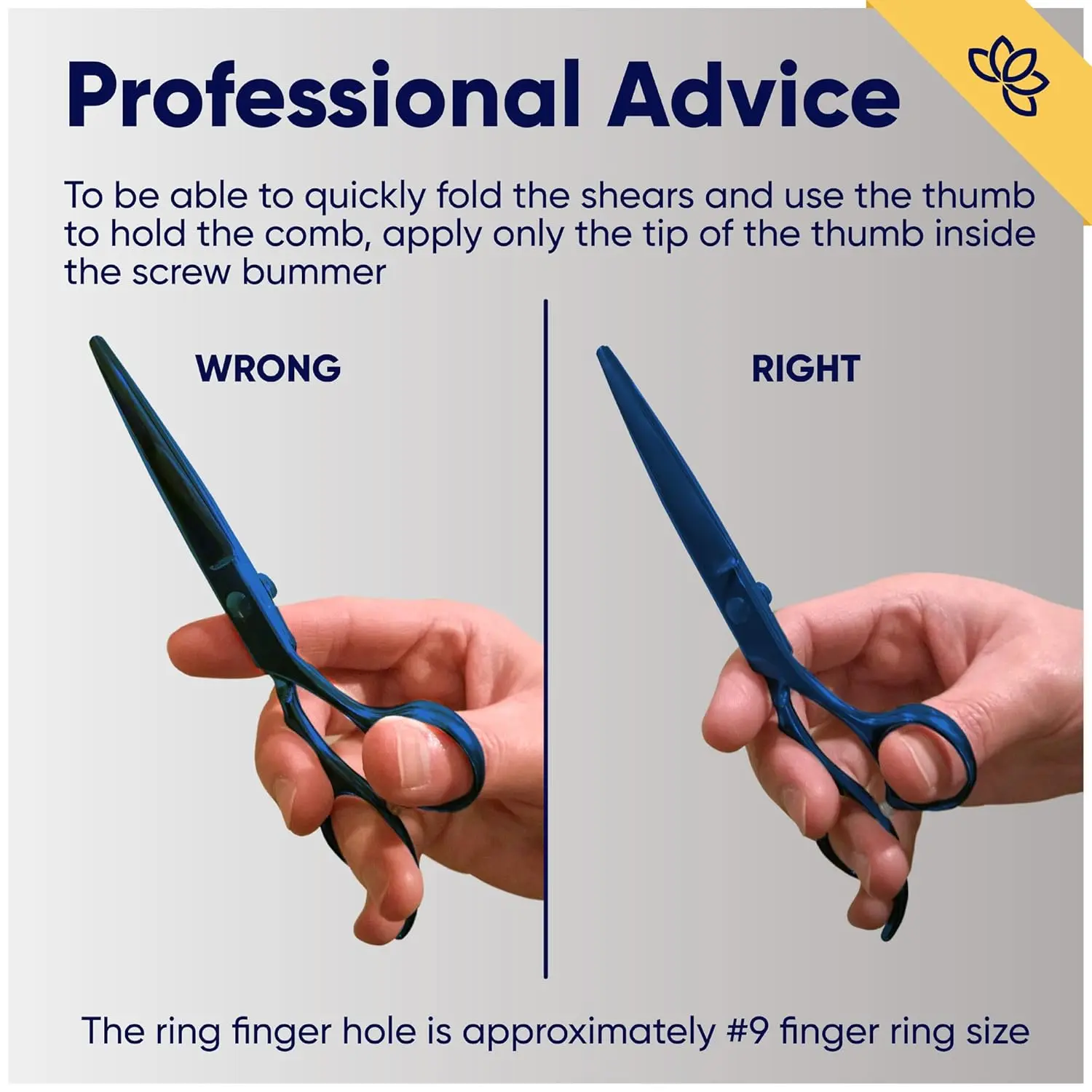 Equinox professional 6.5 inch hair cutting scissors made with Japanese stainless steel featuring a razor edge for effortless and precise haircuts at home or in a salon.