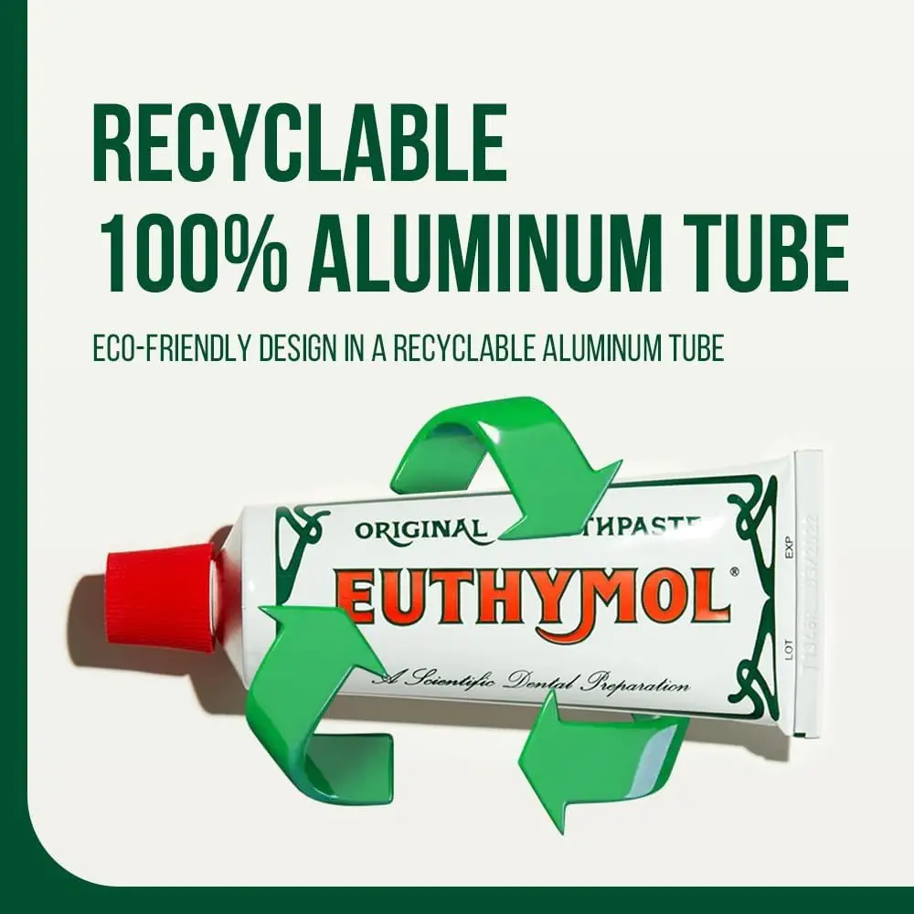 This is a triple pack of Euthymol Original Toothpaste, each tube containing 75ml of product.