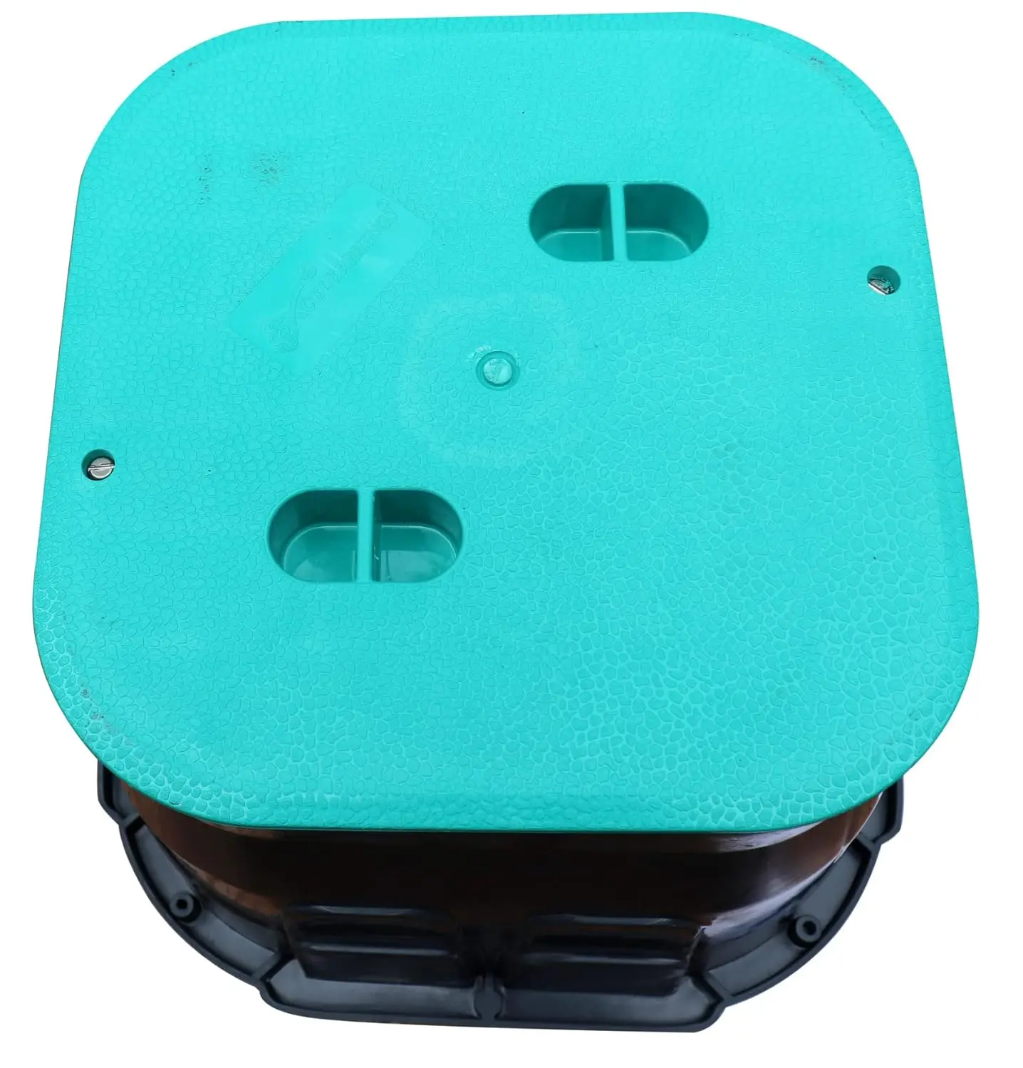 This is an Excel Earthing Pit Chamber, built for high load-bearing capacity and UV protection, sized at 18x18CM.