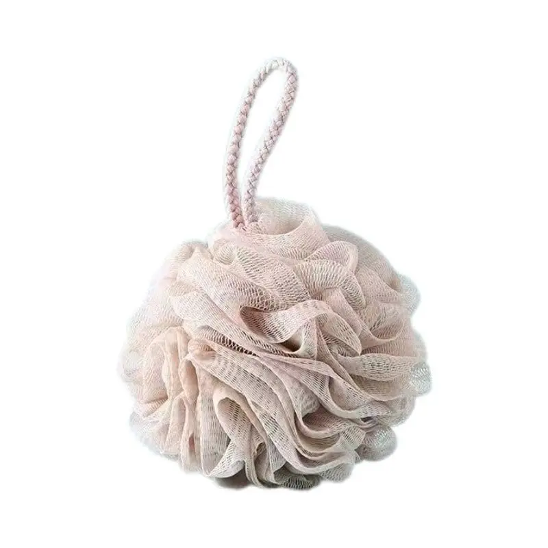 Double-sided exfoliating bath mitts in assorted vibrant colors gently remove dead skin cells and improve circulation for both men and women.