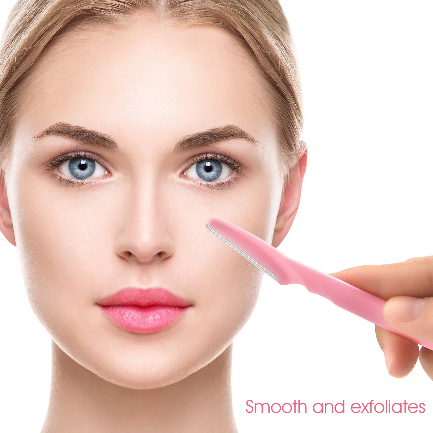 This set contains 39 eyebrow razors for shaping and removing unwanted facial hair, featuring stainless steel blades, safety nets, and curved handles for easy and pain-free use by both women and men.