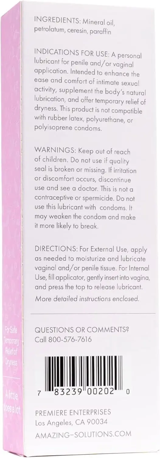 Three packs of Creme de la Femme moisturizing cream offer gentle, hormone and chemical-free relief from feminine dryness, providing daily self-care and protection for sensitive tissue.