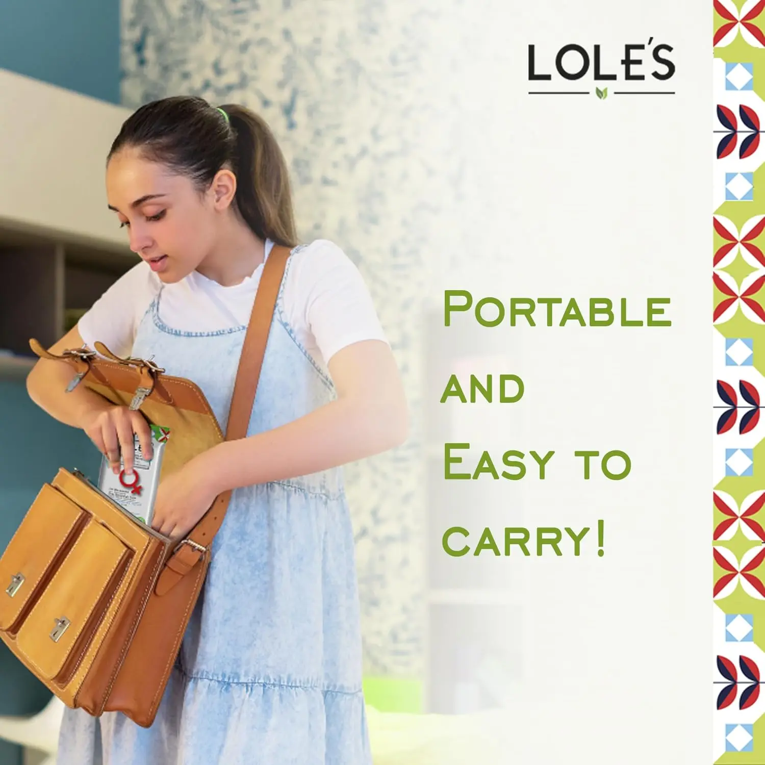 LOLE'S ultra-soft, pH balanced feminine wipes gently cleanse and moisturize sensitive skin, are flushable, and ideal for daily use, period care, and travel.