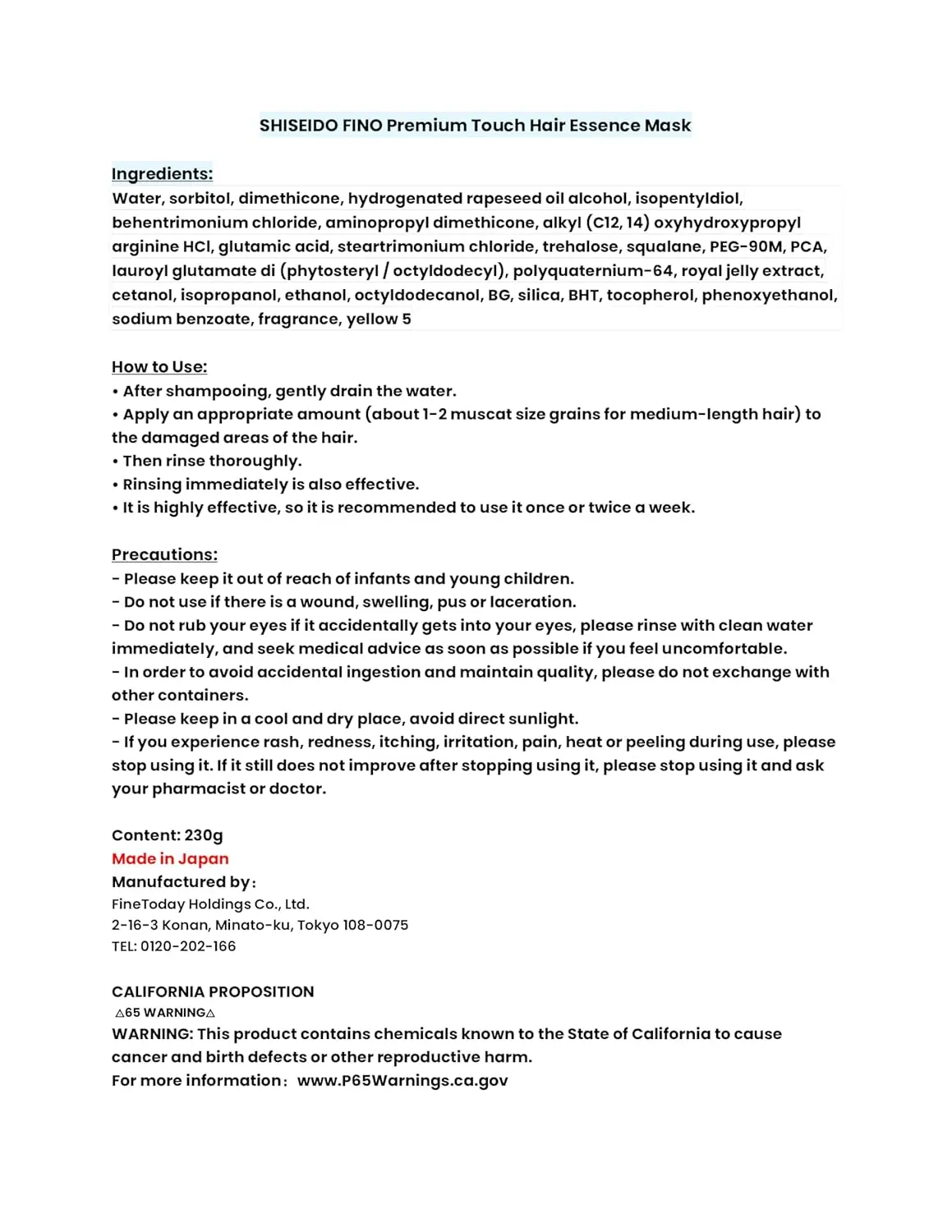 Fino hair mask treatment intensely moisturizes, strengthens, and repairs dry, naturally dry, and damaged hair with nourishing oils.