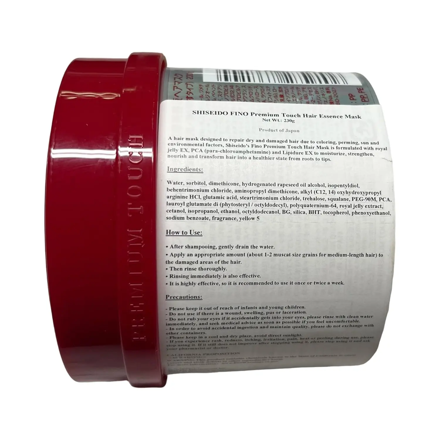 Fino hair mask treatment intensely moisturizes, strengthens, and repairs dry, naturally dry, and damaged hair with nourishing oils.