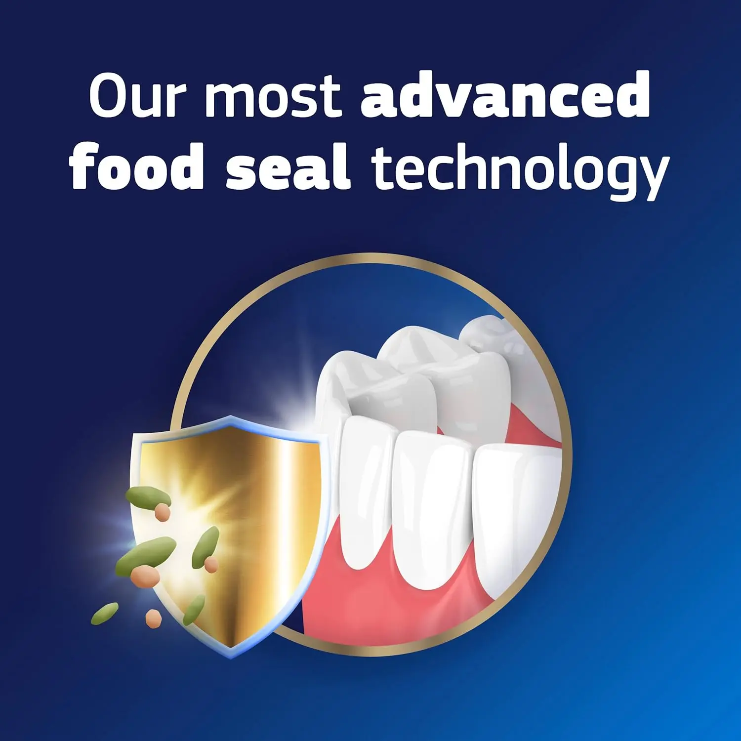Two-pack of Fixodent Ultra Max Hold denture adhesive provides all-day hold and a strong seal to prevent food from getting trapped under dentures.