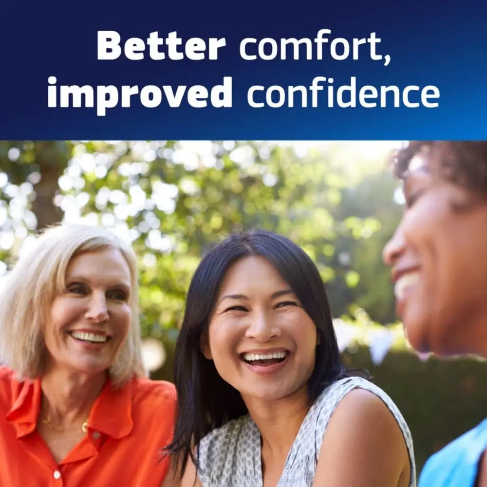 Two-pack of Fixodent Ultra Max Hold denture adhesive provides all-day hold and a strong seal to prevent food from getting trapped under dentures.