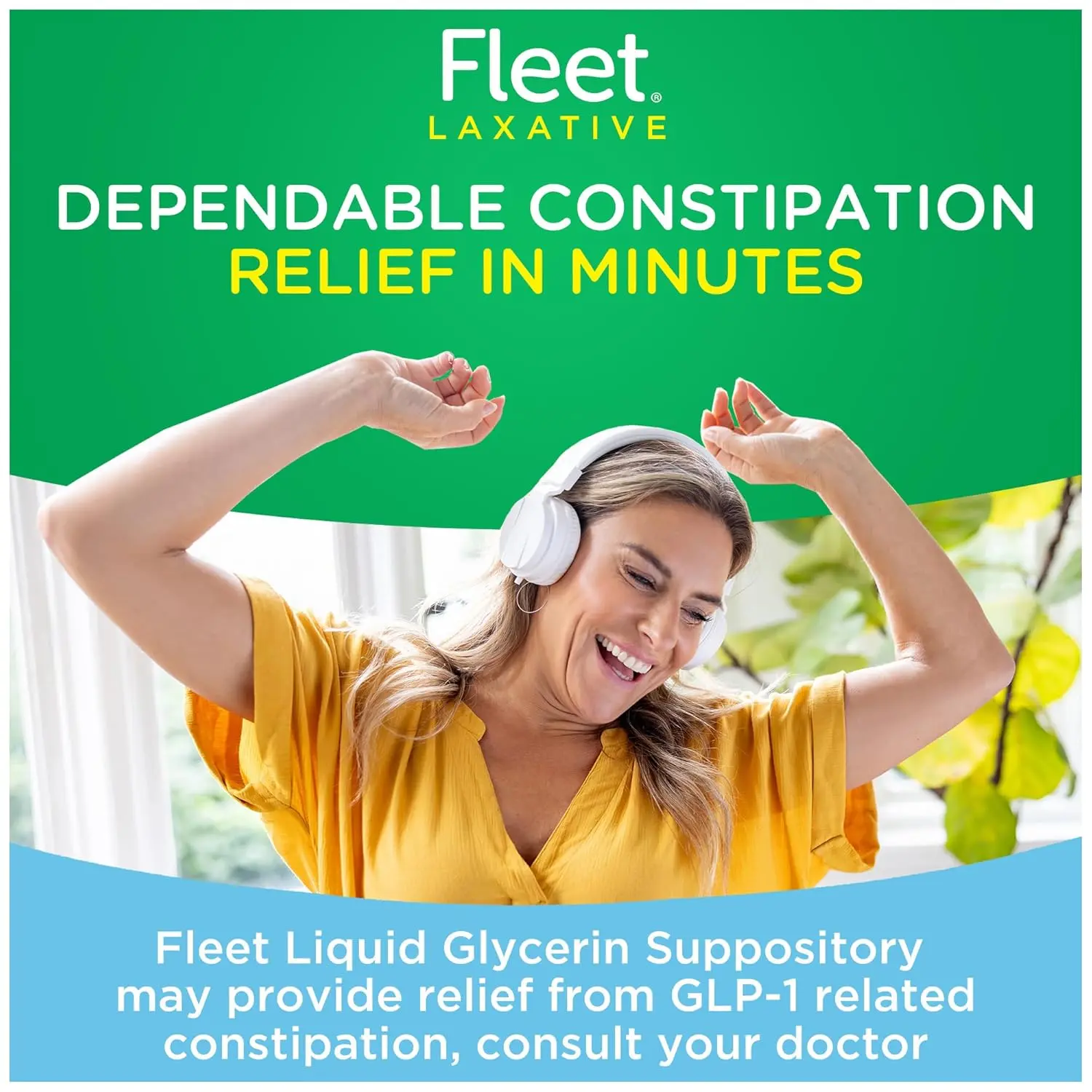 This is a pack of three boxes of Fleet Laxative Liquid Glycerin Suppositories, each box containing four suppositories, totaling twelve suppositories for gentle constipation relief.