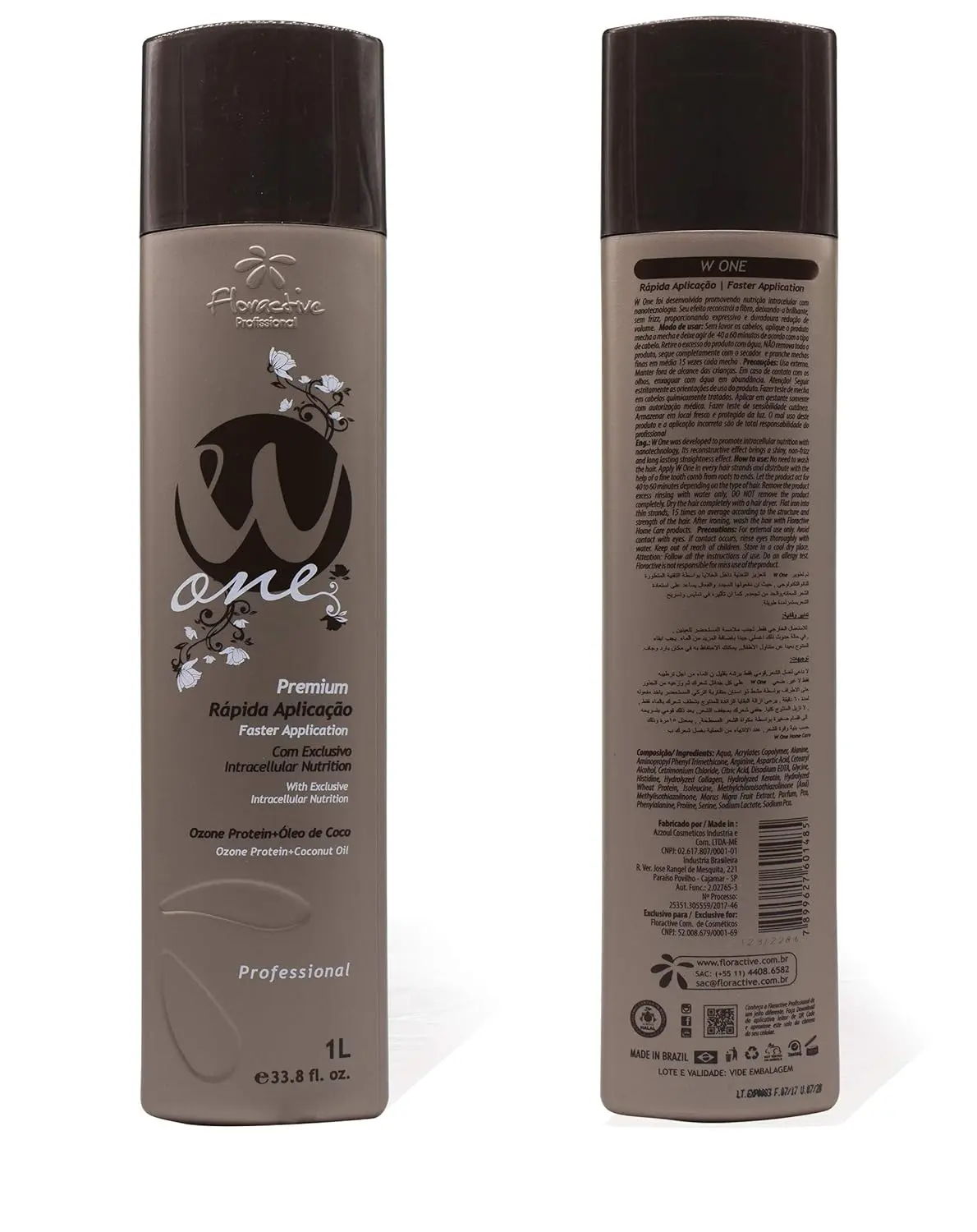 Floractive W One Nano Protein, in a 1L hygienic package, formulated with care.