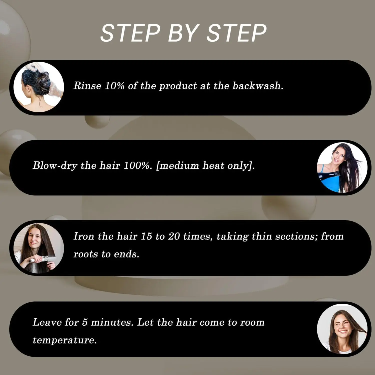 Floractive W One nano protein hair straightening treatment delivers silky smooth, manageable hair with deep moisturization and long-lasting results in just 90 minutes.