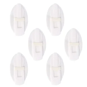 Six latex-free foley catheter holders with hook and loop design for comfortable and secure urinary tube fixation.