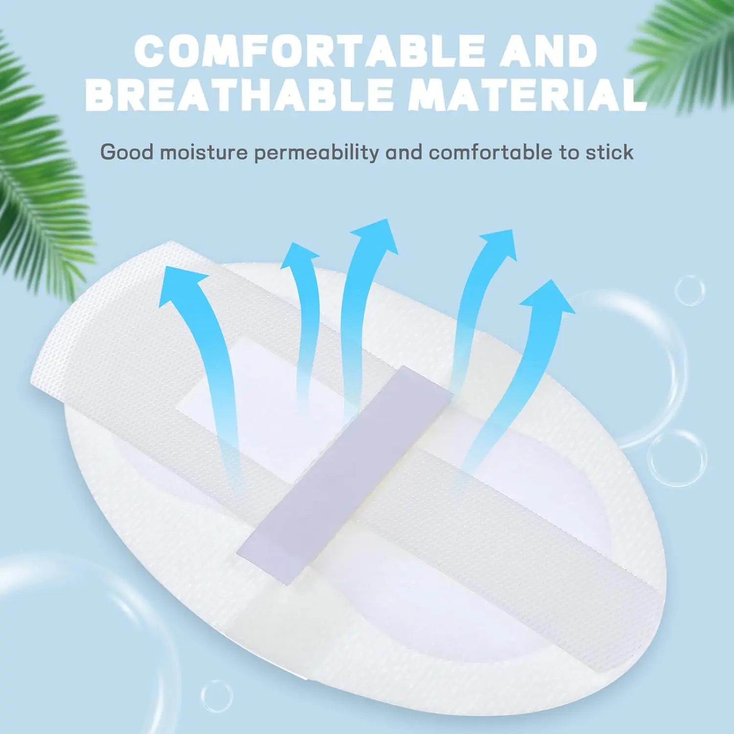 Six latex-free foley catheter holders with hook and loop design for comfortable and secure urinary tube fixation.