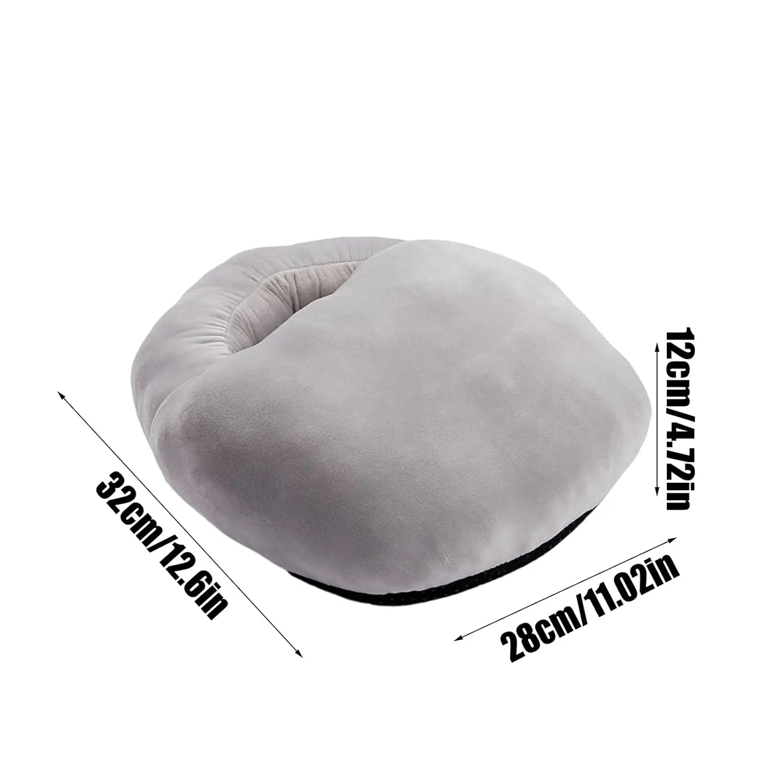 This electric foot warmer pad provides rapid, all-day warmth with USB power for use at home, in the office, or under your desk, featuring breathable, washable materials.