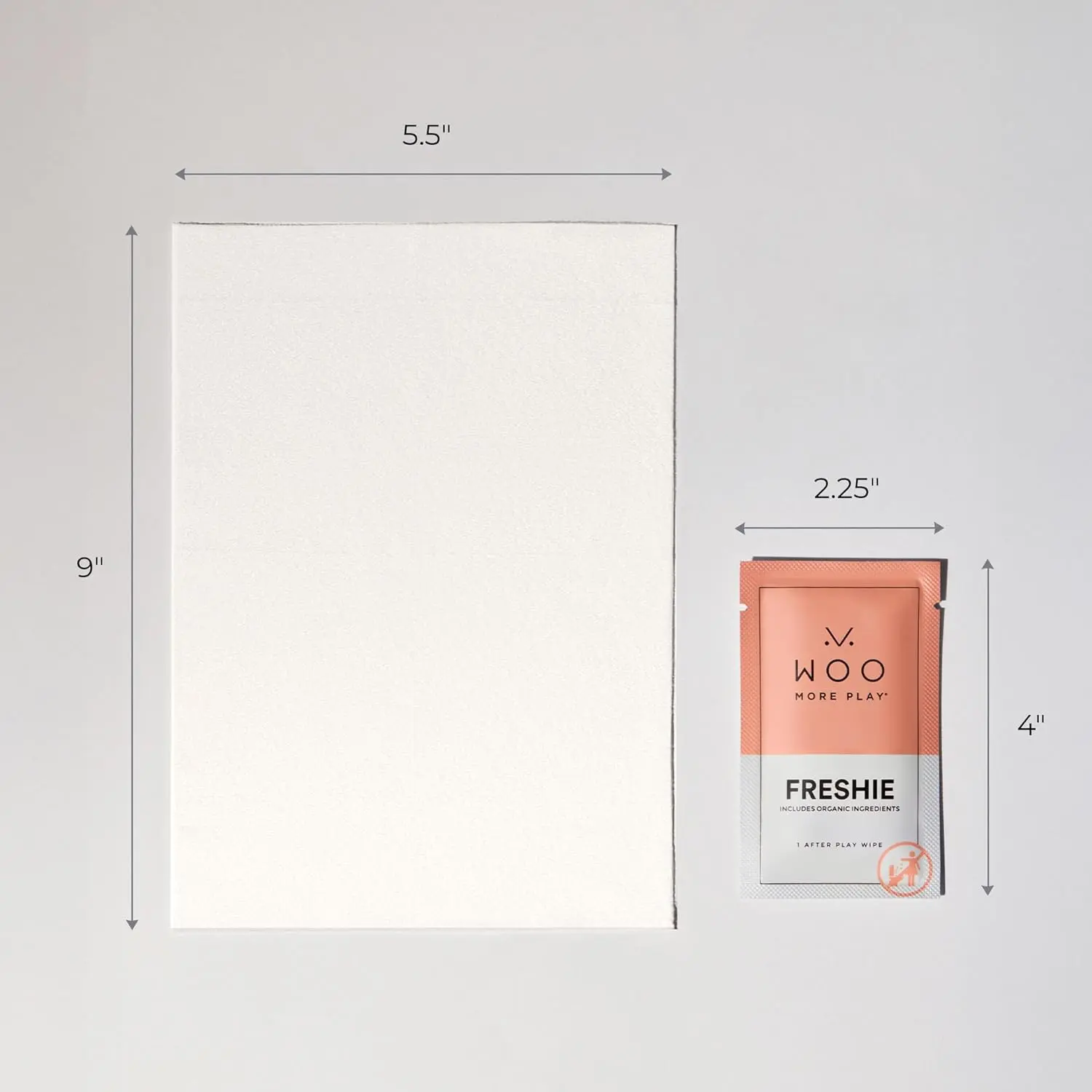 Woo More Play Freshies feminine wipes with aloe vera and cranberry extract provide a gentle and moisturizing cleanse for intimate moments, supporting feminine health.