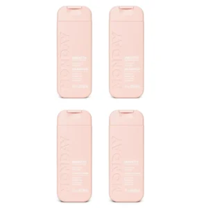 MONDAY Haircare SMOOTH shampoo and conditioner set for frizz-prone hair, formulated with wheat protein and avocado oil.