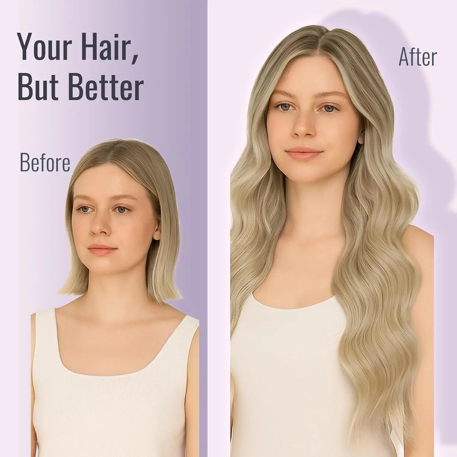 Fshine balayage tape in hair extensions are made with real human hair, offering a natural look, easy application, and can be styled with heat below 180 degrees Celsius.