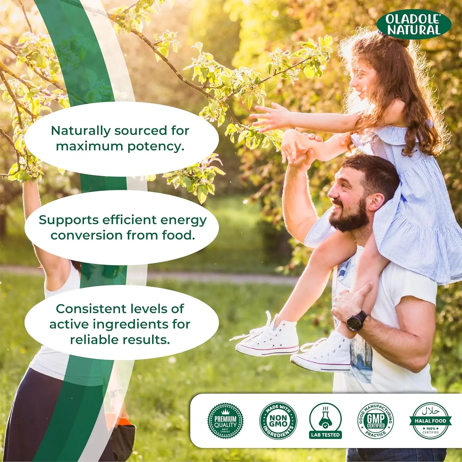 Oladole Natural Garcinia Cambogia capsules support healthy weight management, regulate blood sugar, boost metabolism and digestive health.