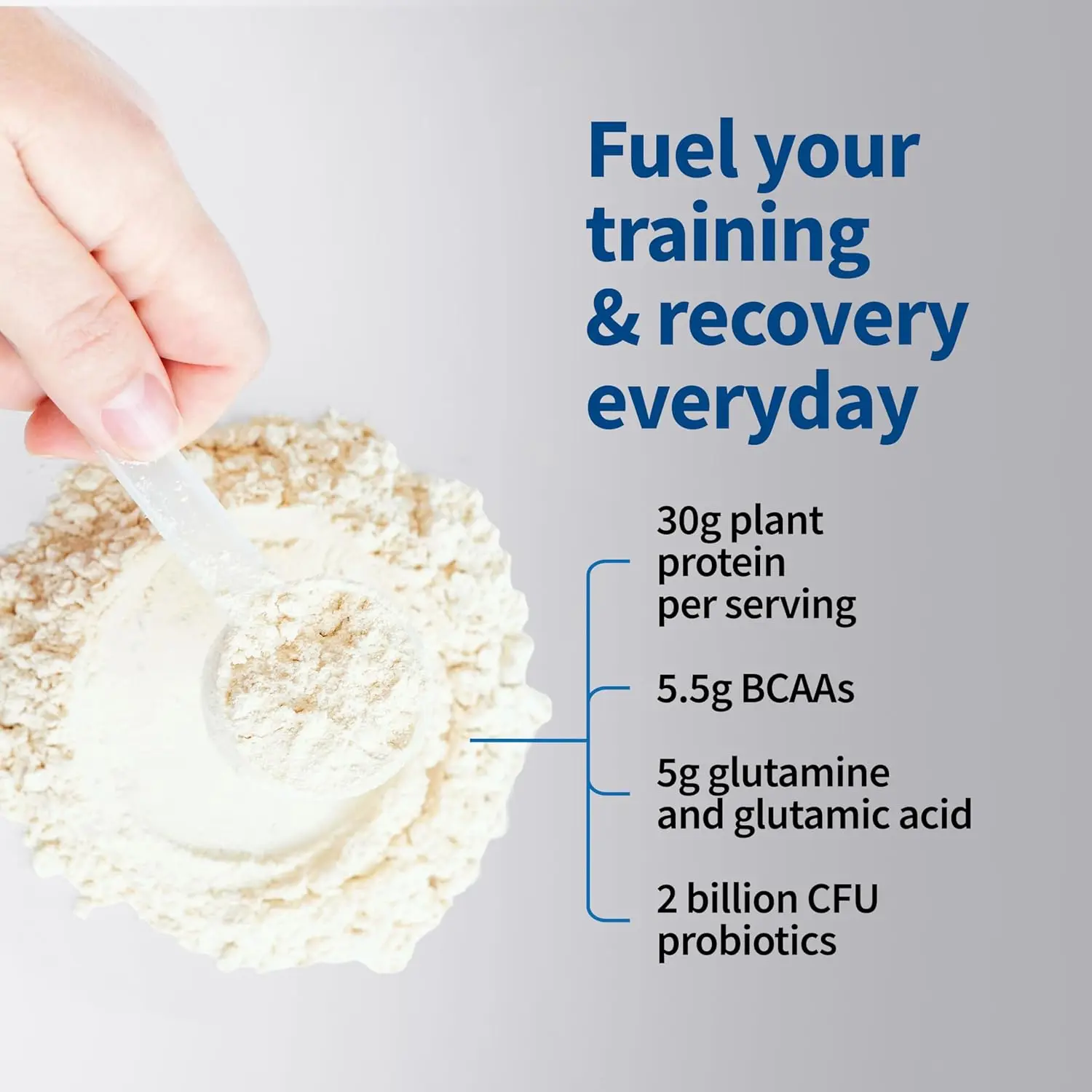 Garden of Life Sport Organic Plant-Based Vanilla Protein powder refuels and repairs muscles after workouts, promoting faster recovery and supporting the immune system.