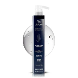 This gel nanoplastia hair treatment is a single-step keratin smoothing system designed to straighten, repair, and hydrate hair while reducing frizz and volume.