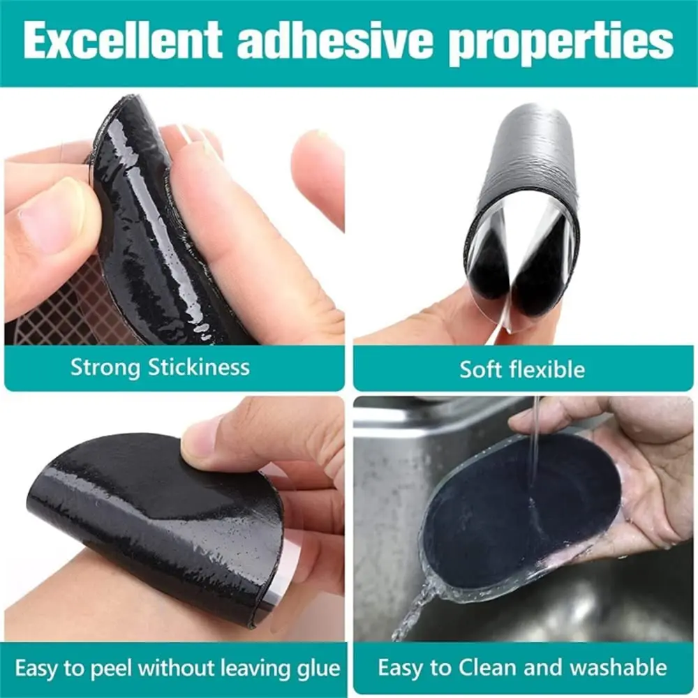 Three generic black replacement gel pads designed to be compatible with Slendertone Abs Belts, providing good elasticity and strong adhesion for effective electrical pulse conduction to targeted muscles.