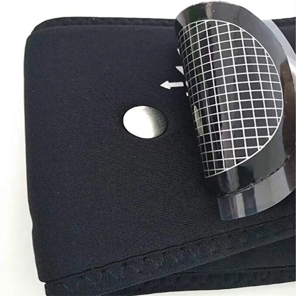 Three generic black replacement gel pads designed to be compatible with Slendertone Abs Belts, providing good elasticity and strong adhesion for effective electrical pulse conduction to targeted muscles.