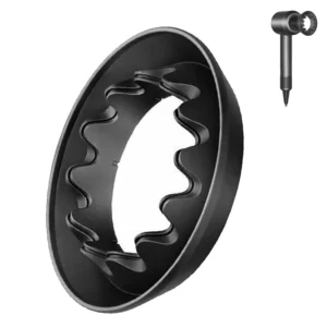 This is a gentle air attachment designed for Dyson Supersonic hair dryers HD01, HD02, and HD03, engineered for fine hair and sensitive scalps by diffusing air for a cooler airflow.