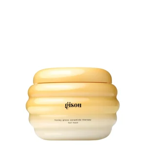 This Gisou honey infused hair mask with ceramide therapy deeply hydrates and strengthens hair, leaving it smoother, softer, and glossier.