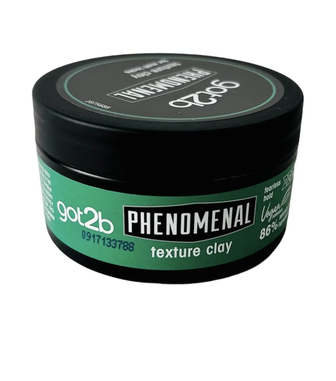 got2b PhenoMENal texturizing clay provides a strong, level 5 hold with a matt finish, perfect for creating groomed hairstyles with structure and definition on shorter hair.