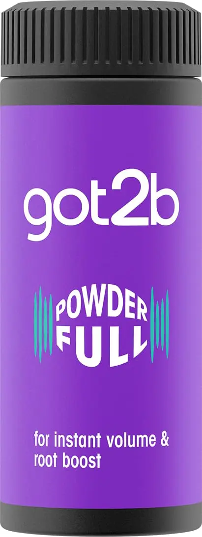 Got2b Powder'ful Volumizing Styling Powder gives instant root lift and hair volume with a natural hold and vegan formula.