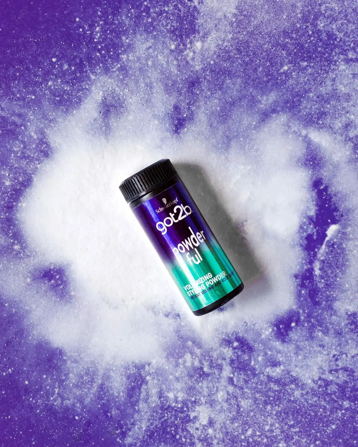 Got2b Powder'ful Volumizing Styling Powder gives instant root lift and hair volume with a natural hold and vegan formula.