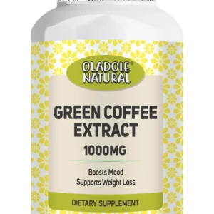 Oladole Natural green coffee bean extract capsules for boosting metabolism and supporting healthy weight loss in women and men.