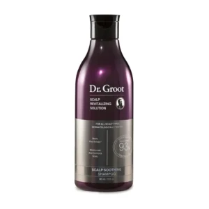 Dr. Groot scalp revitalizing shampoo with biotin and cica extract moisturizes and volumizes hair while reducing excess oil and hydrating the scalp.