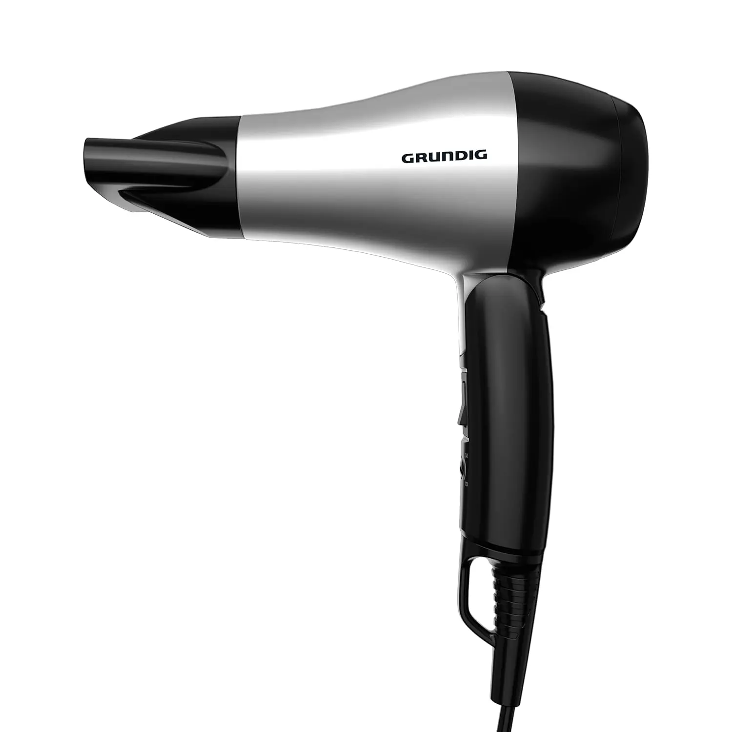 This durable and easy to use GRUNDIG hair dryer HD 2200 offers great value for money and a stylish design.
