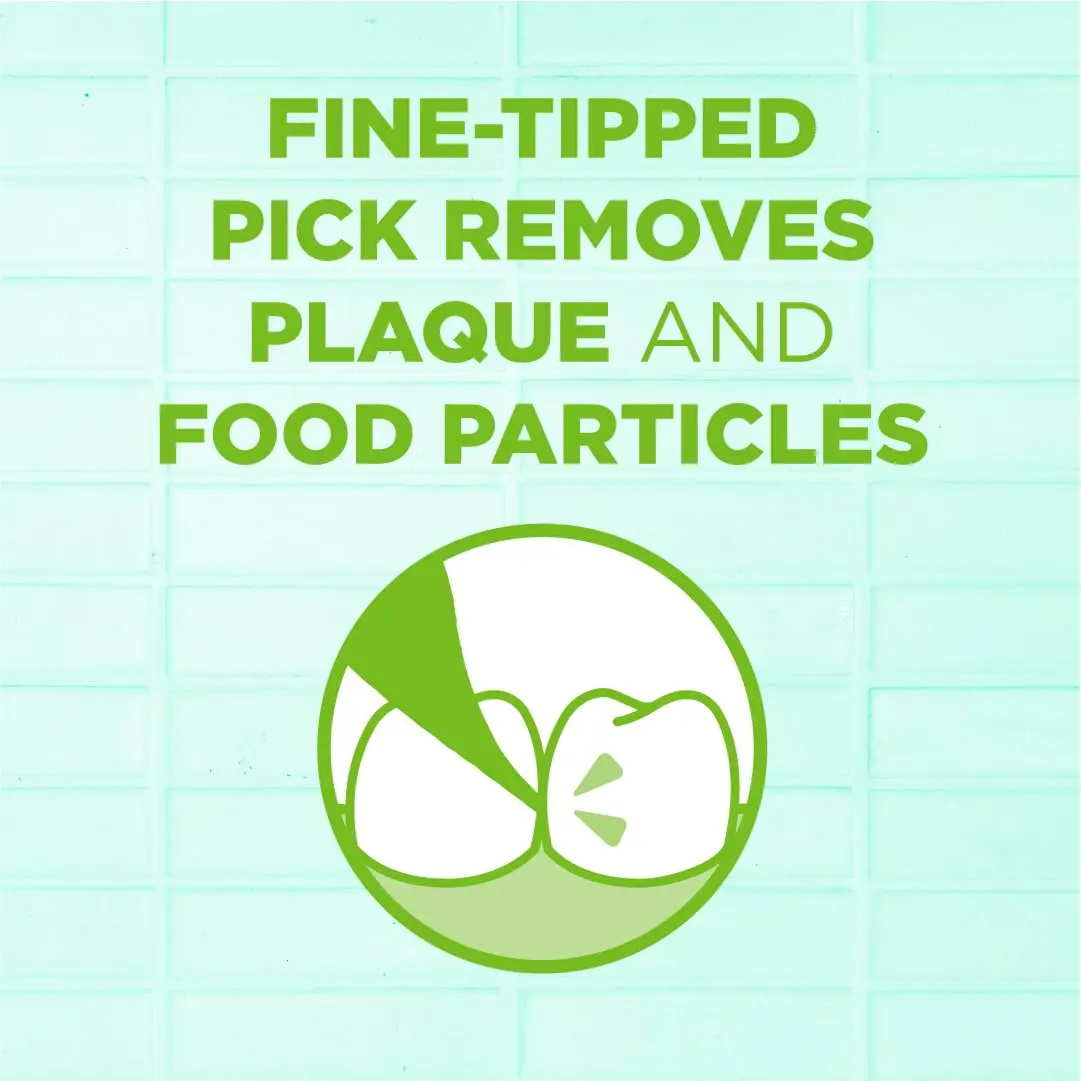 This pack contains 75 GUM angled flossers with fresh mint flavor, designed to easily reach back teeth for effective plaque removal and improved gum health.