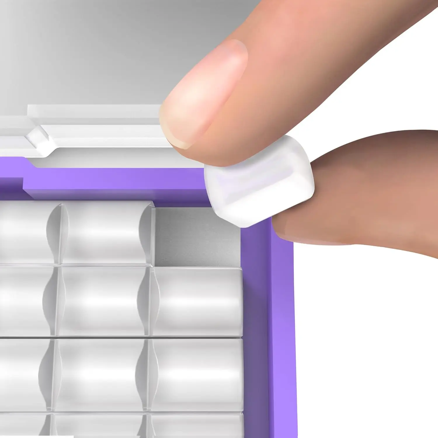 Six pack of GUM orthodontic wax with mint flavor, vitamin E and aloe vera for professional healthcare use.