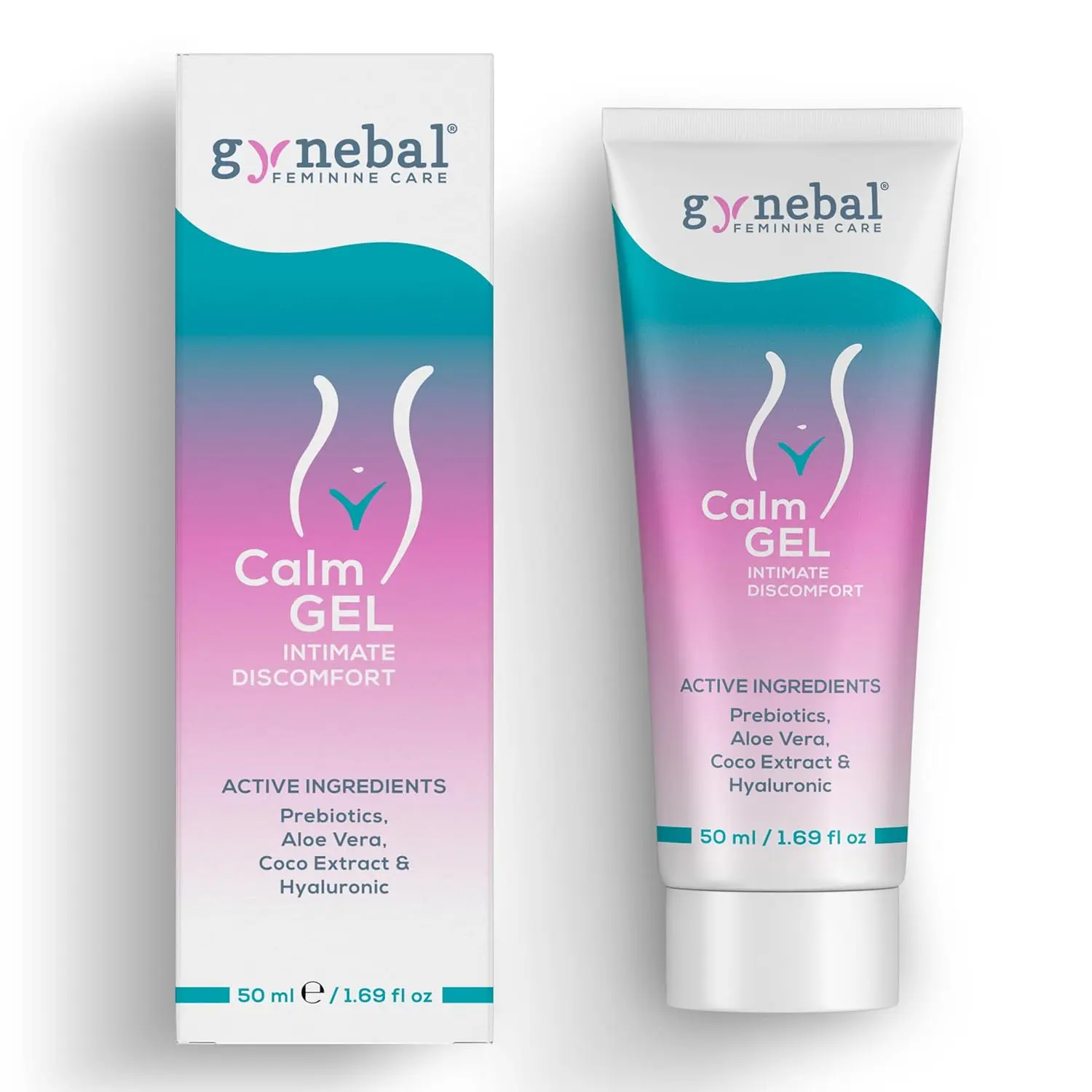 GYNEBAL Calm probiotic gel provides soothing relief and hydration for women's intimate dryness and discomfort, promoting a healthy intimate flora.