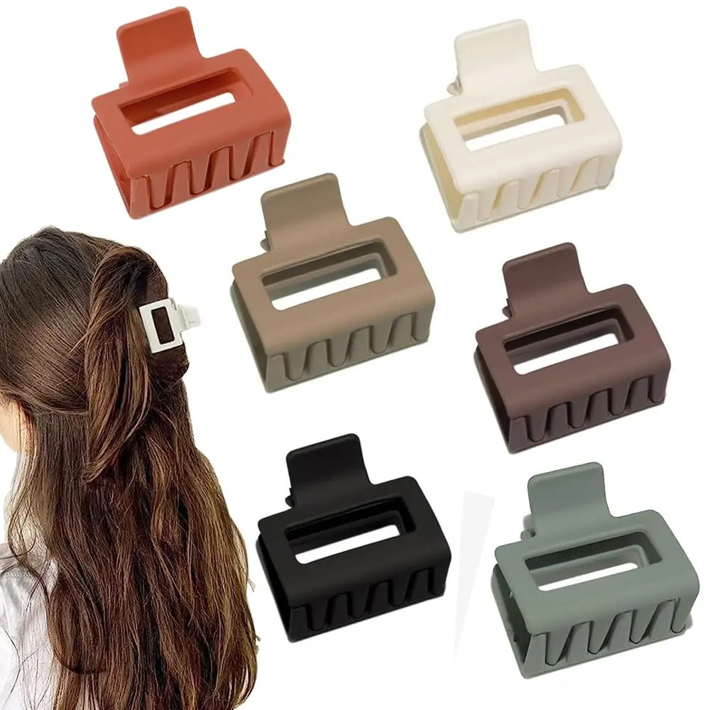 These medium hair claw clips for women and girls feature a strong hold, nonslip design, and are perfect for styling both thin and thick hair.