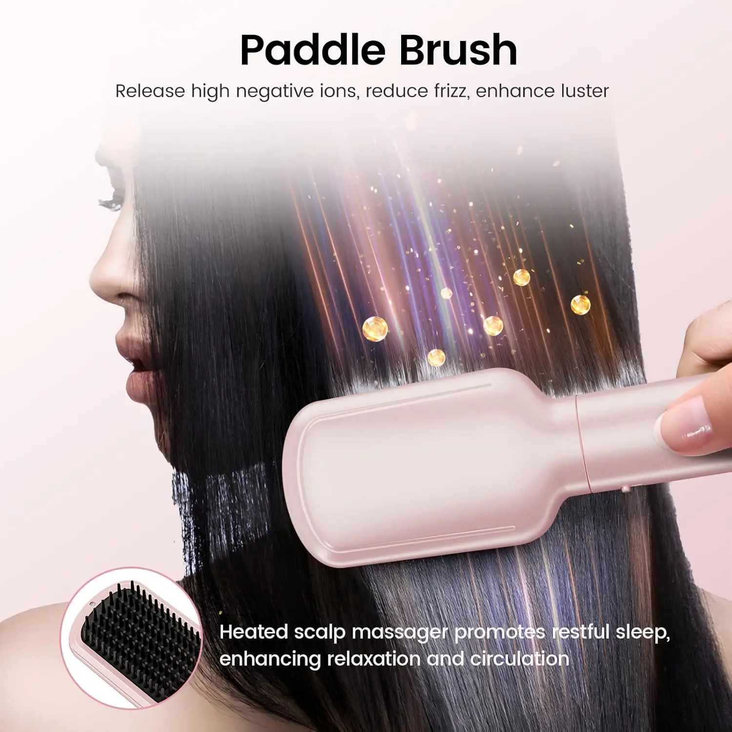 The 5 in 1 hair dryer brush includes attachments for drying, automatic curling, volumizing, and straightening, allowing you to create salon-worthy hairstyles at home.