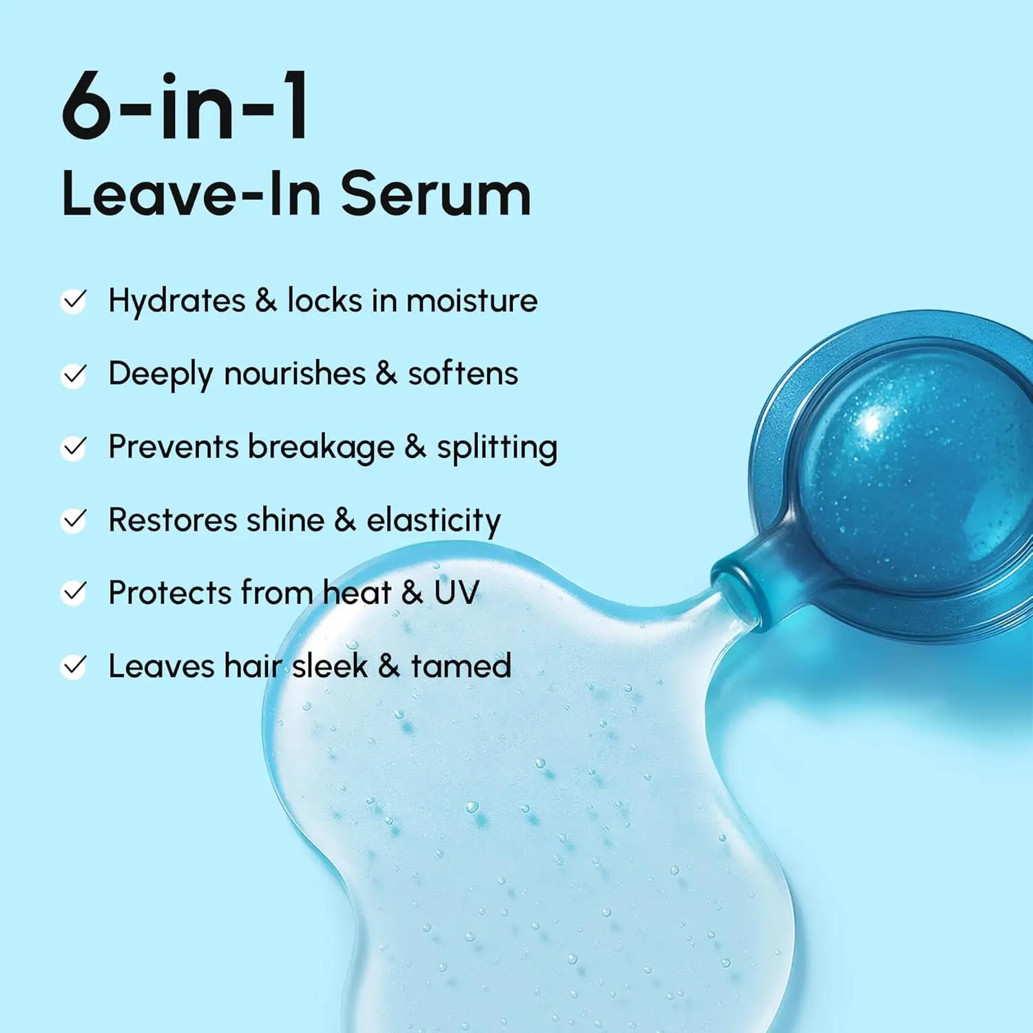 MAREE hair oil capsules with keratin, argan, and jojoba oil to repair damaged hair, reduce frizz, seal split ends, and add shine, perfect for all hair types.