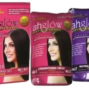 This hair rebonding system with keratin straightens wavy, curly, and frizzy hair, leaving it smooth, silky, and shiny.