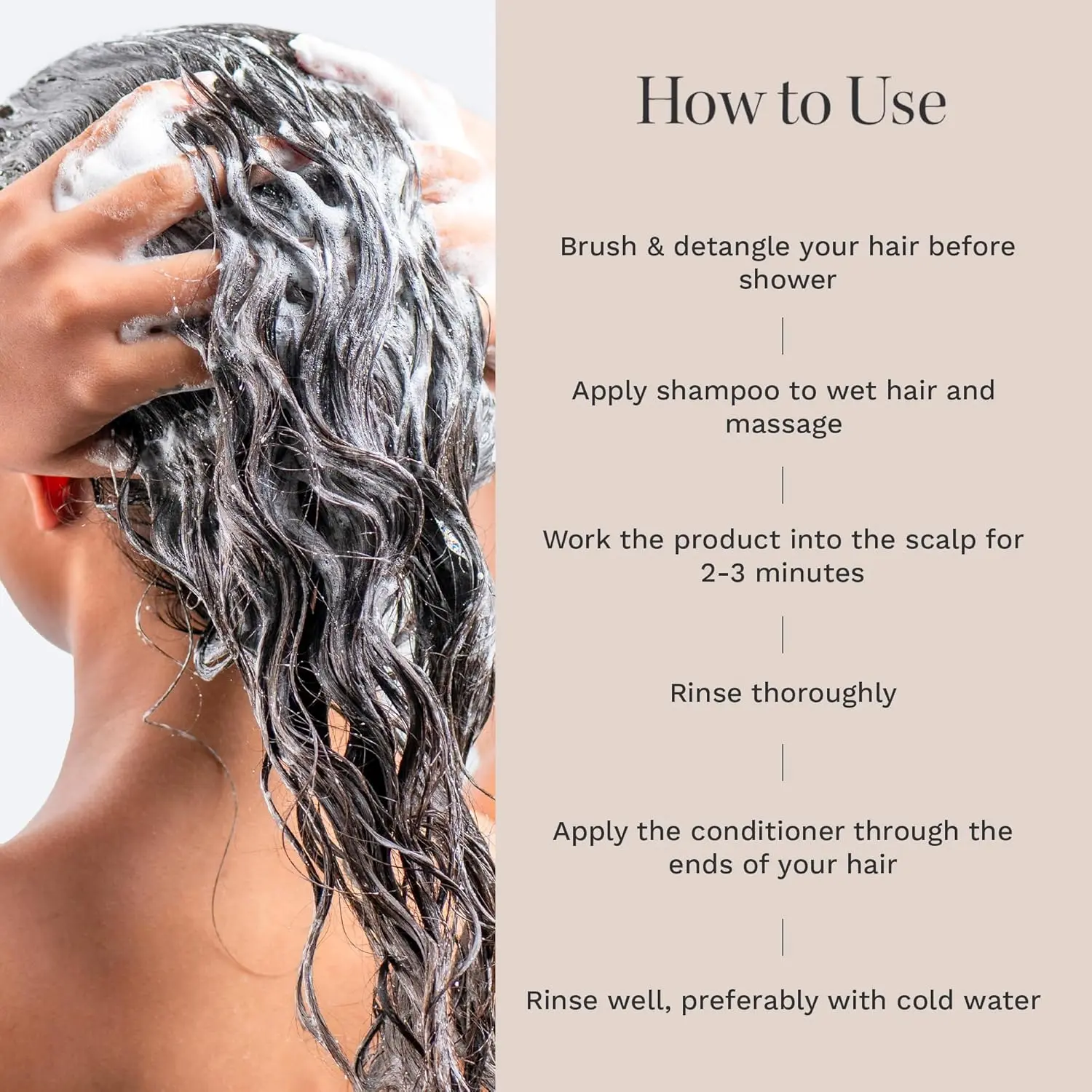 Hairburst curly and wavy hair set defines waves and curls with hydrating, frizz-reducing, sulfate-free formula, approved for the Curly Girl Method.