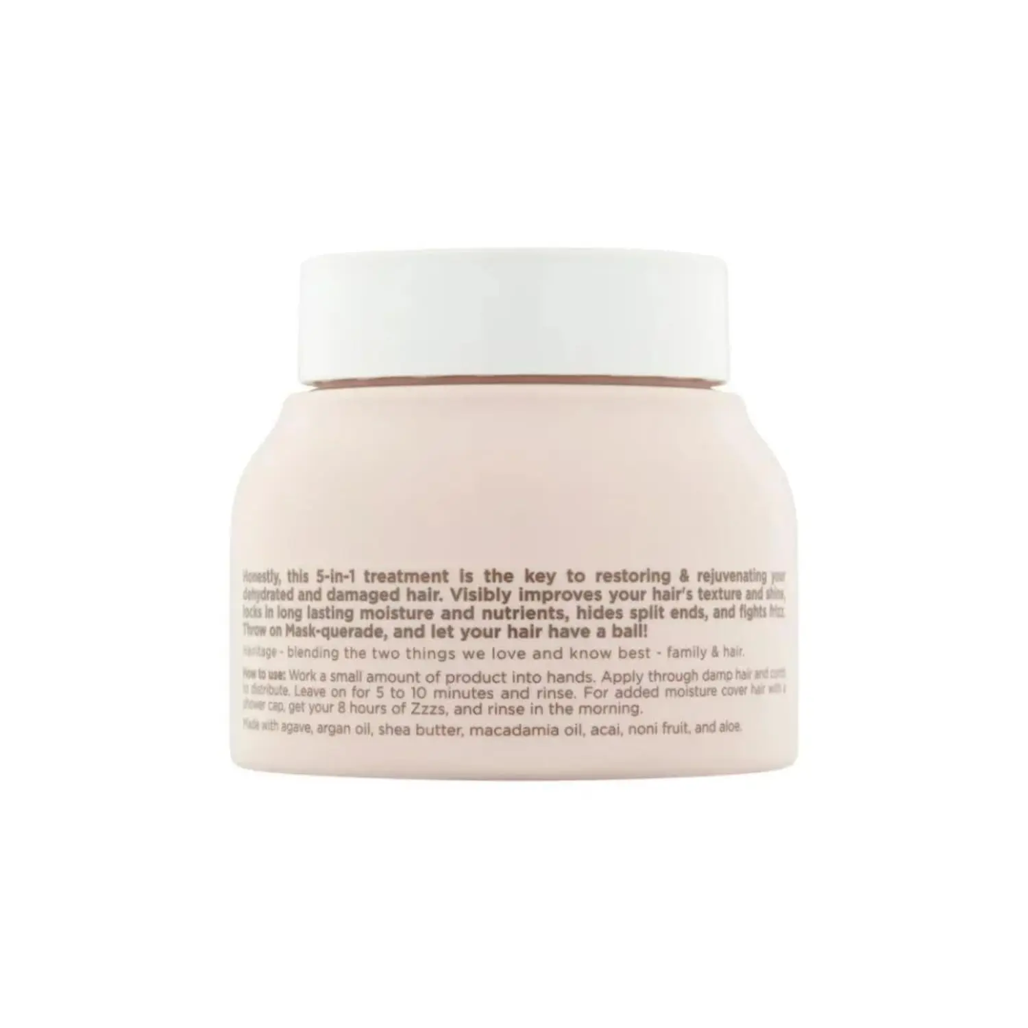 Hairitage argan oil hair mask is a deep conditioner and curl repair treatment made with shea butter and aloe, perfect for hydrating dry and damaged hair.