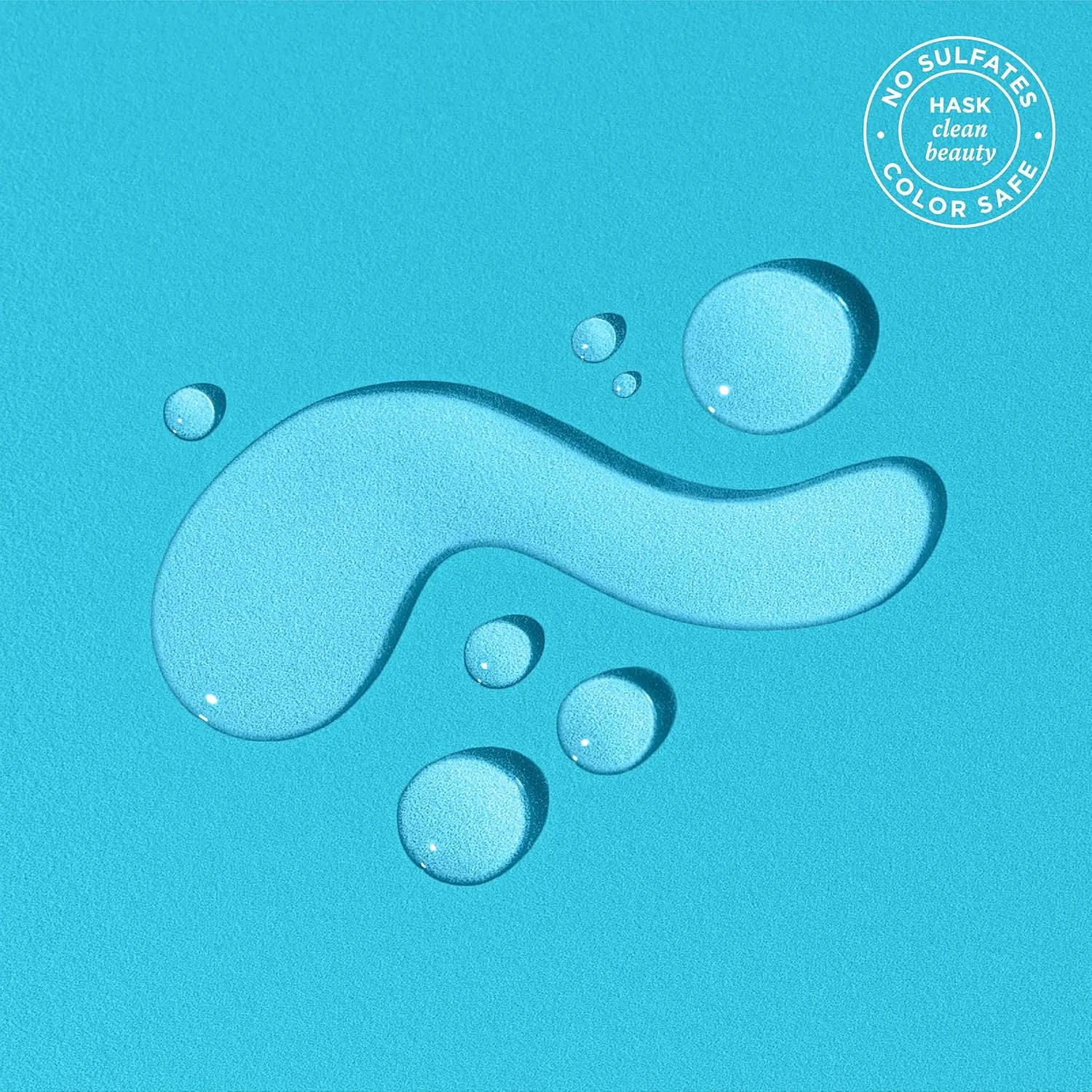 A bottle of Hask Argan Oil Repairing Shine Hair Oil that is free of parabens, sulfates, phthalates, gluten, drying alcohol and artificial colors, designed to repair and add shine to hair.