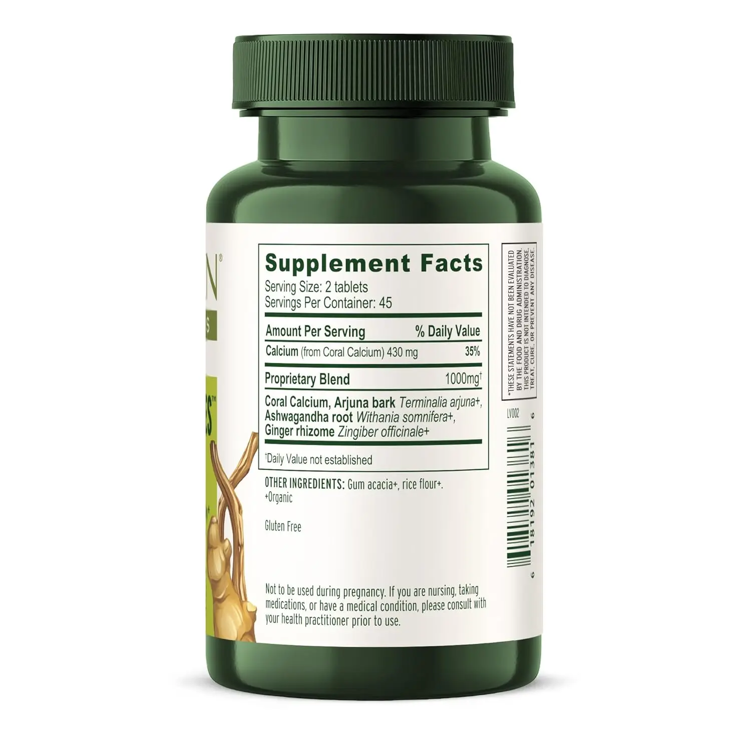 Banyan Botanicals Healthy Bones tablets help strengthen and rejuvenate bone tissue and support healthy bone density.