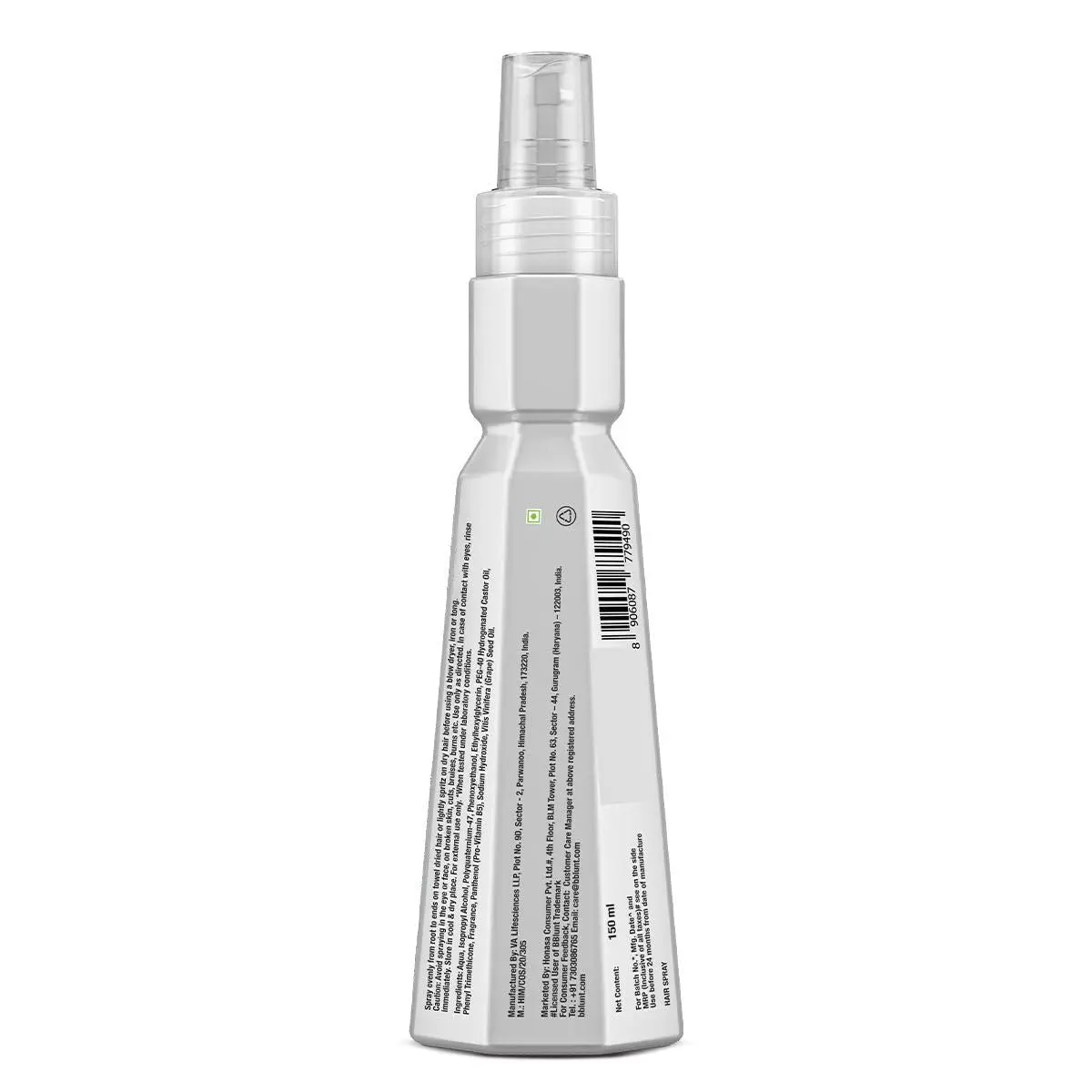 BBLUNT Hot Shot Heat Protect Hair Mist shields hair from heat up to 230°C, reduces frizz, and leaves hair smooth and shiny thanks to Vitamin B5 and nourishing oils.