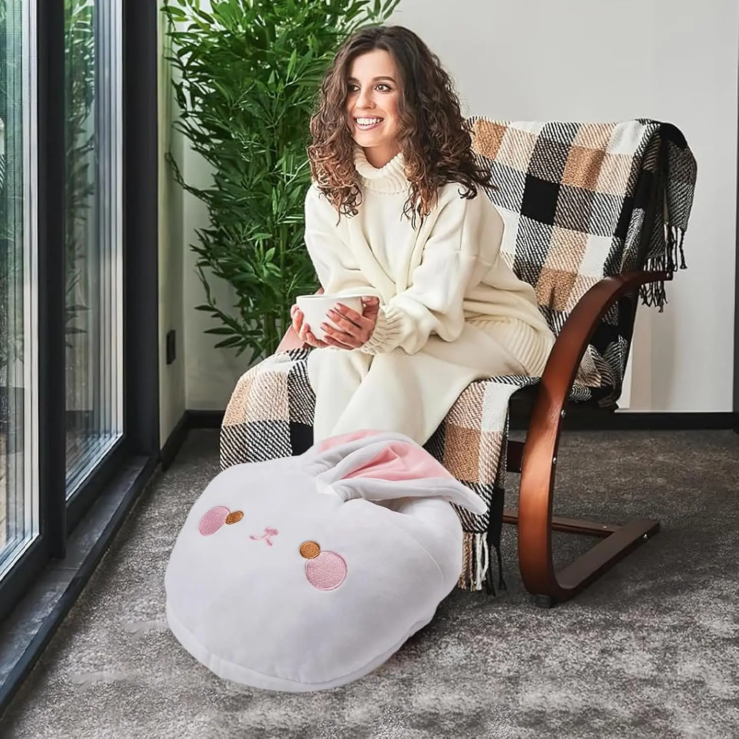 This heated foot warmer provides consistent warmth with overheat protection, making it a safe and energy-efficient solution for under-desk use at home or in the office during winter.