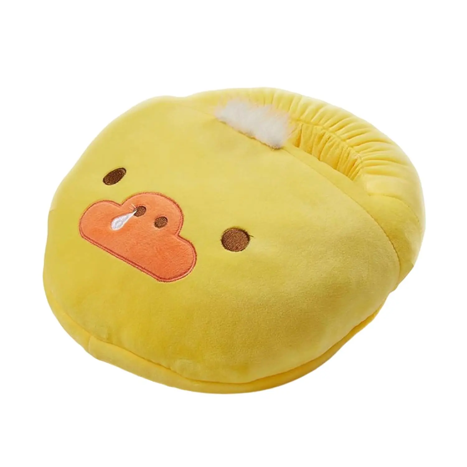 Electric heated foot warmer designed for under desk use, providing cozy and safe warmth for home or office, featuring a removable washable liner.