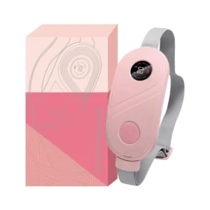 Cordless heating pad for period cramps featuring adjustable heat levels, USB charging, and smart safety features to relieve abdominal pain.
